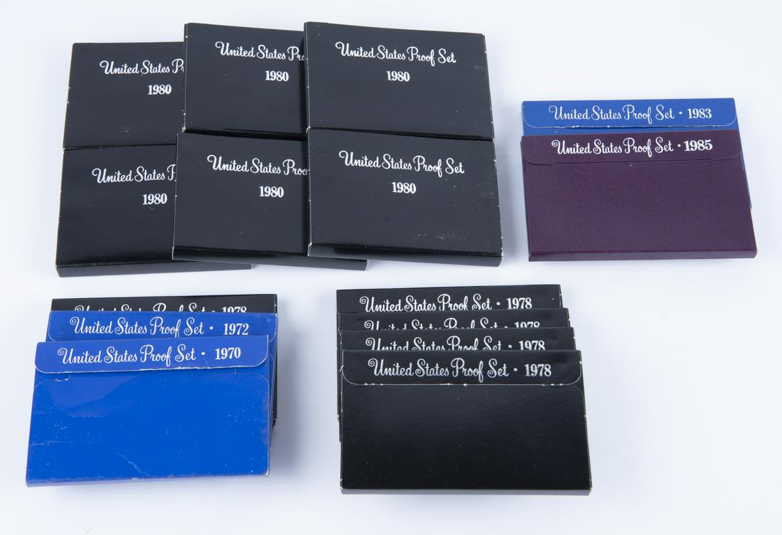 15 US Proof Sets (1 of 1)