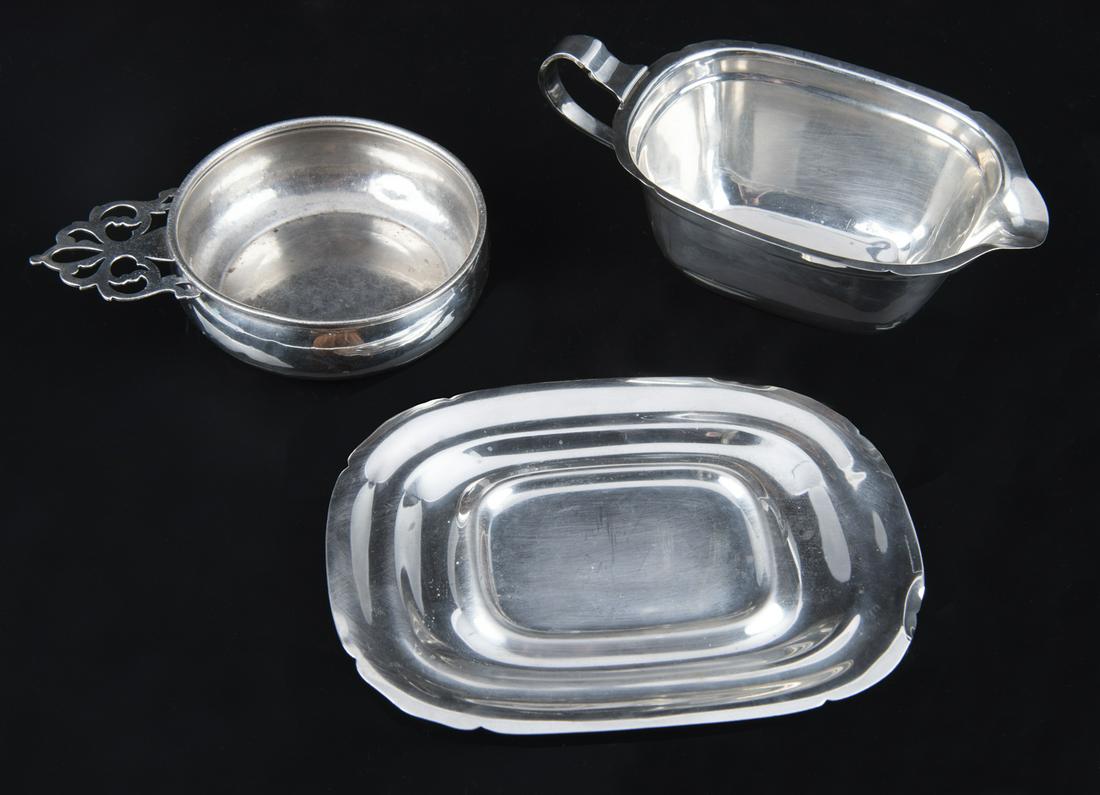 3 Pcs Sterling Hollowware (1 of 2)