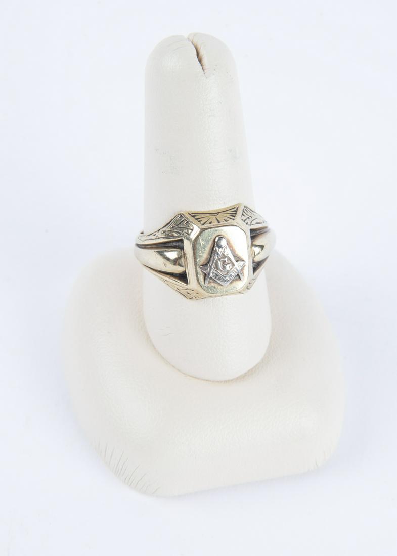 10k and 14k Masonic Ring (1 of 2)