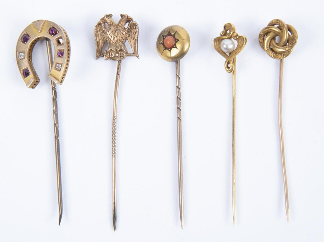 5 18k and 14k Stick Pins (1 of 1)