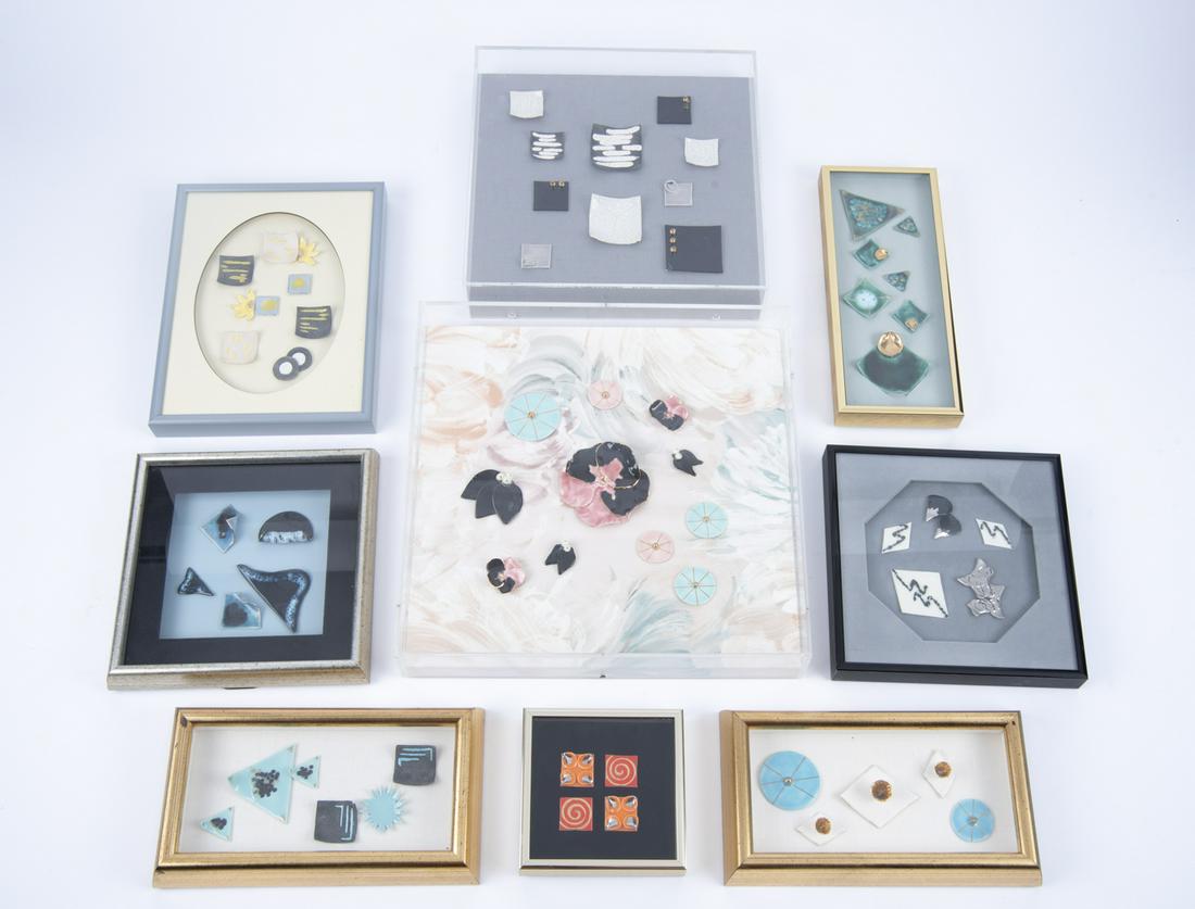 Framed Jane Anderson Ceramic Jewelry Collection (1 of 1)