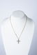14k and 1.13 CTW Diamond Cross Necklace - 2