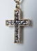 14k and 1.13 CTW Diamond Cross Necklace - 3