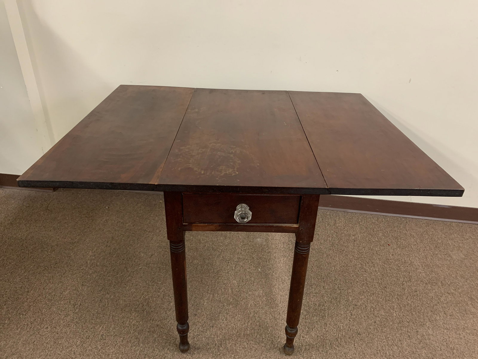 Drop Side Table with Drawer (1 of 7)