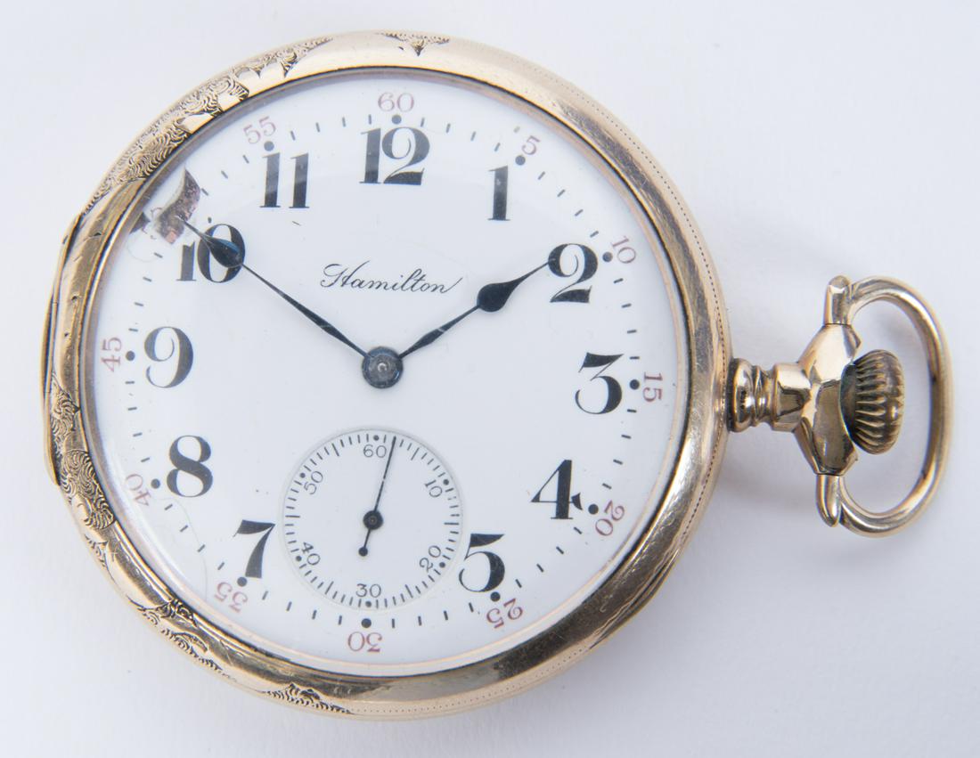 Hamilton Gold Filled 17 Jewel Pocket Watch (1 of 4)