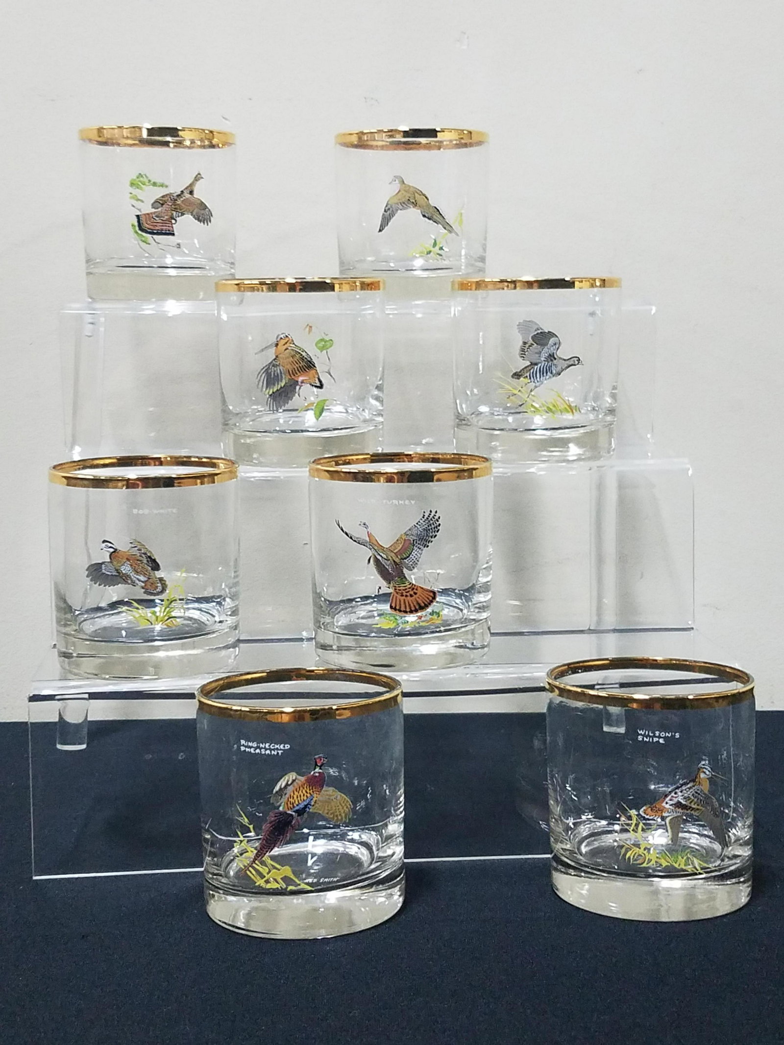 8 Ned Smith Glasses in OB (1 of 3)