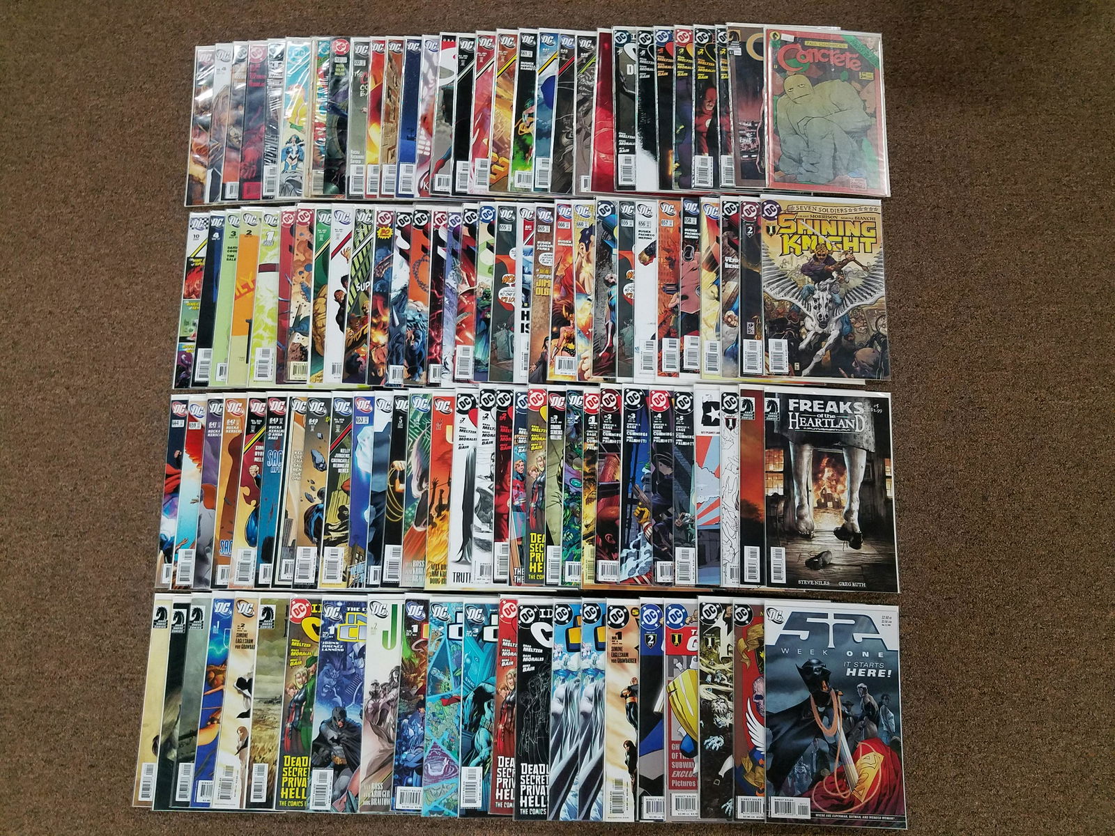 70 Comic Books incl Super Man (1 of 4)