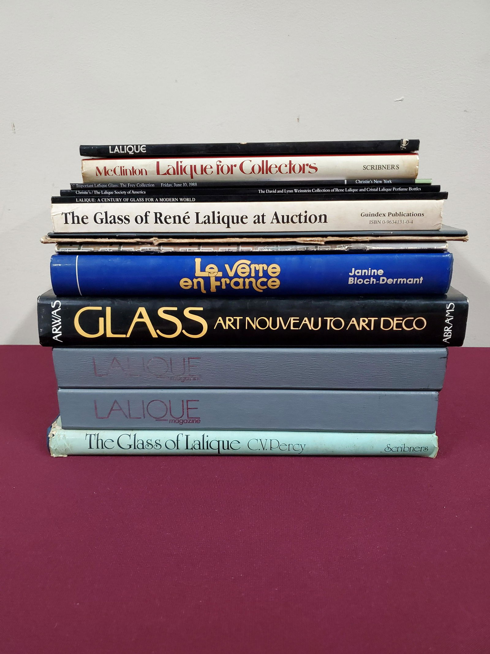 14 Reference Books Including Lalique (1 of 4)