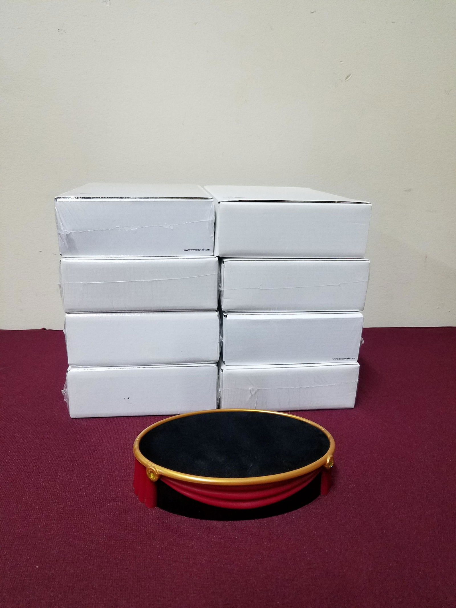 9 Swarovski Figurine Bases (1 of 2)