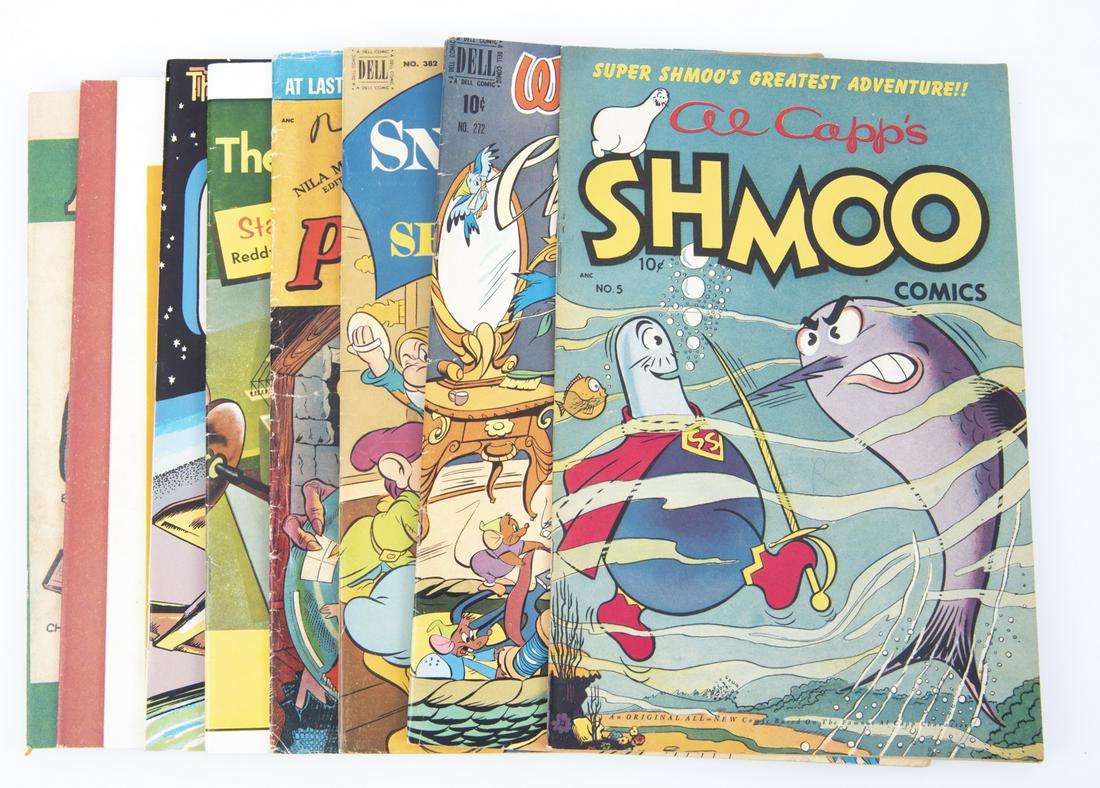 10 Comic Books Incl Reddy Kilowatt: DESCRIPTION: Ten comic books. Includes Wizard of Light: The Story of Thomas A. Edison as told by Reddy Kilowatt, The Sciene Fair Story of Electronics and Science Exploration No. 68-2028, The Might Ato