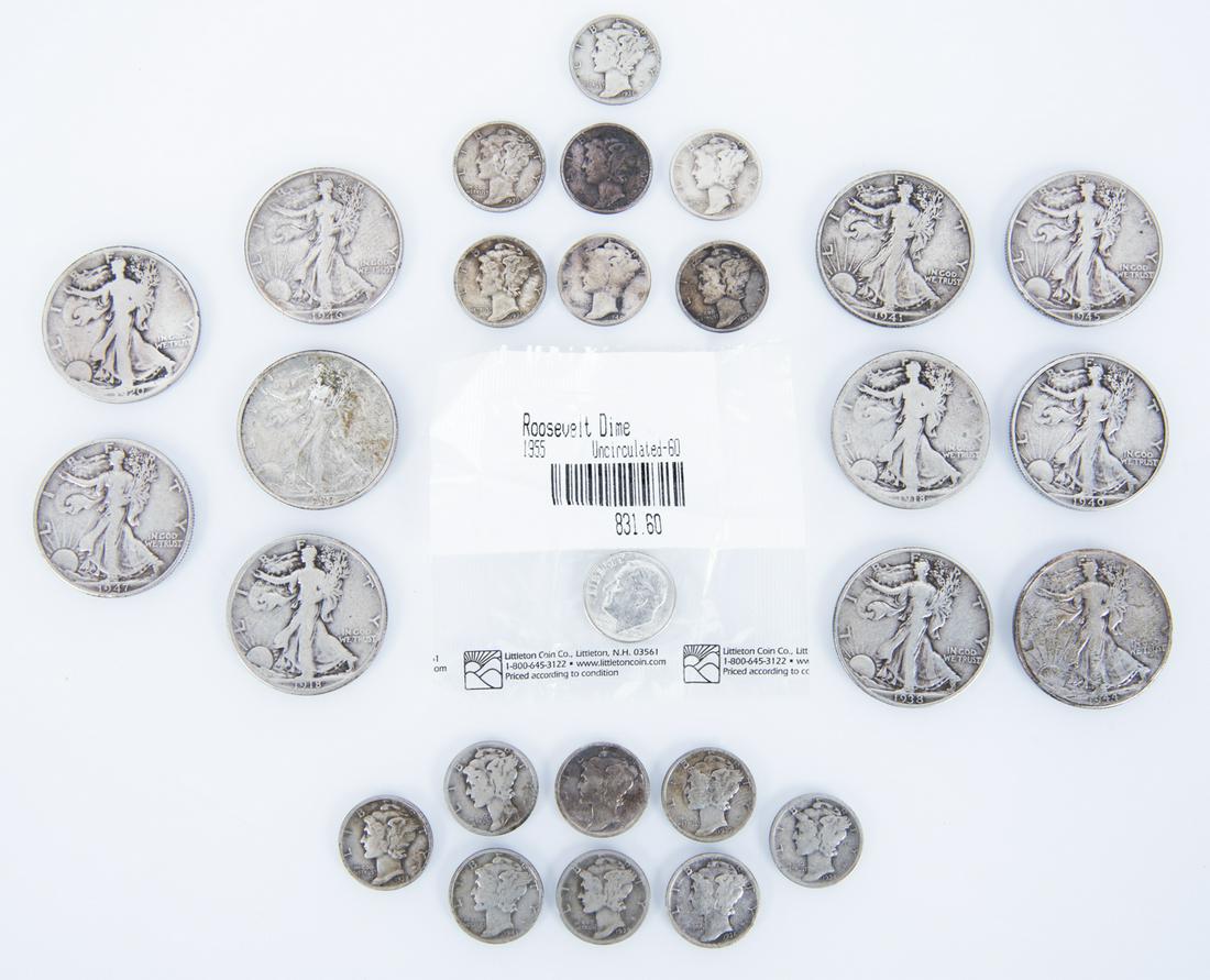 27 US Silver Coins (1 of 2)