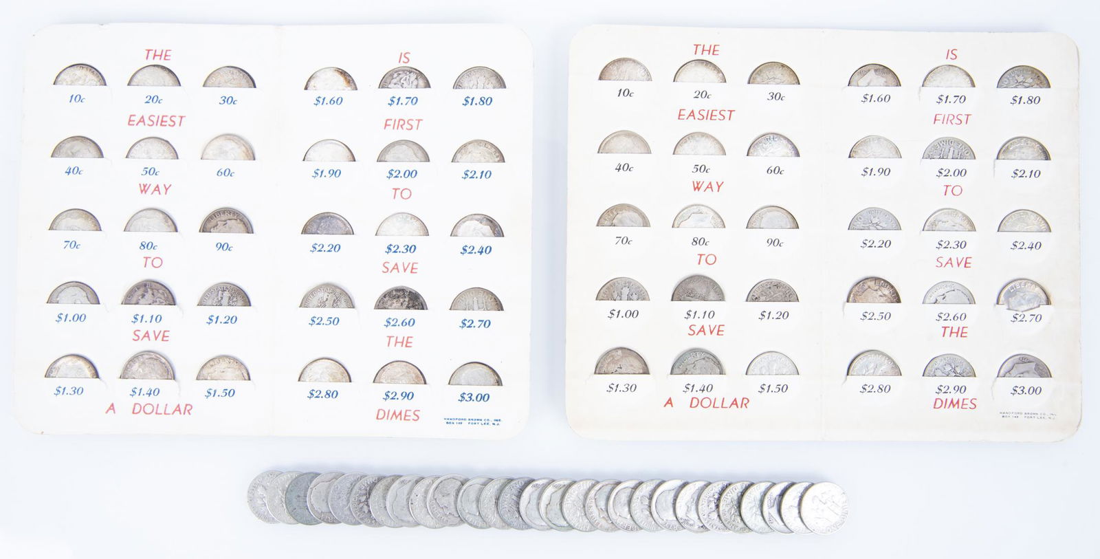 87 US Silver Dimes (1 of 3)