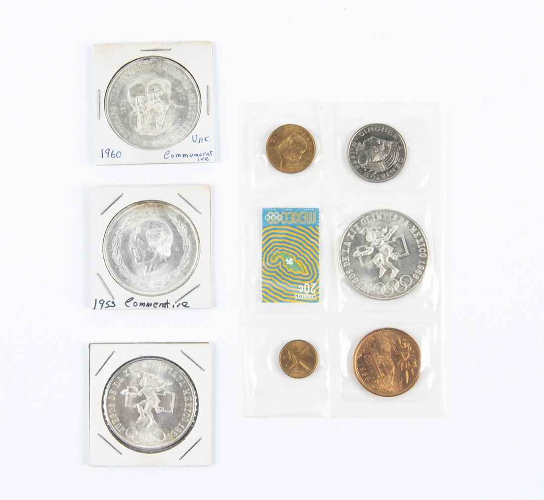 8 Mexican Commemorative Coins (1 of 2)