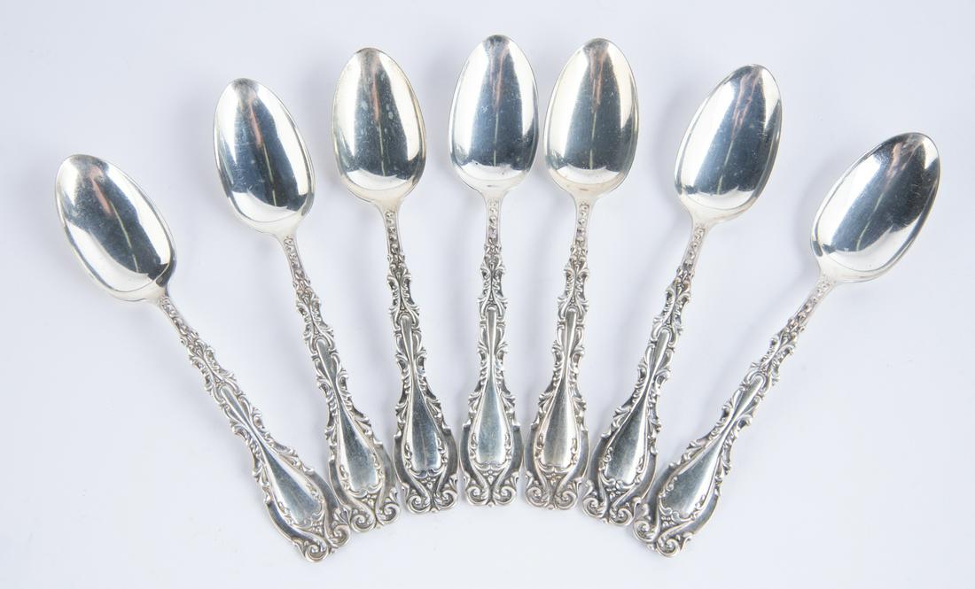 7 Sterling Whiting Josephine Teaspoons (1 of 2)