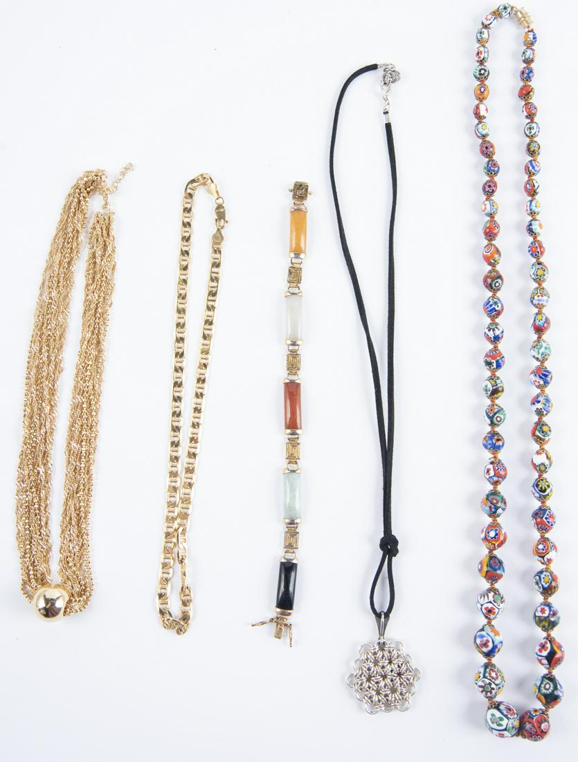 5 Pcs Jewelry incl Millefiori (1 of 1)