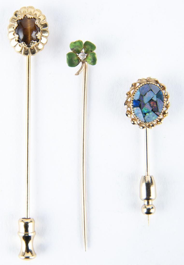 3 14k Stick Pins (1 of 2)