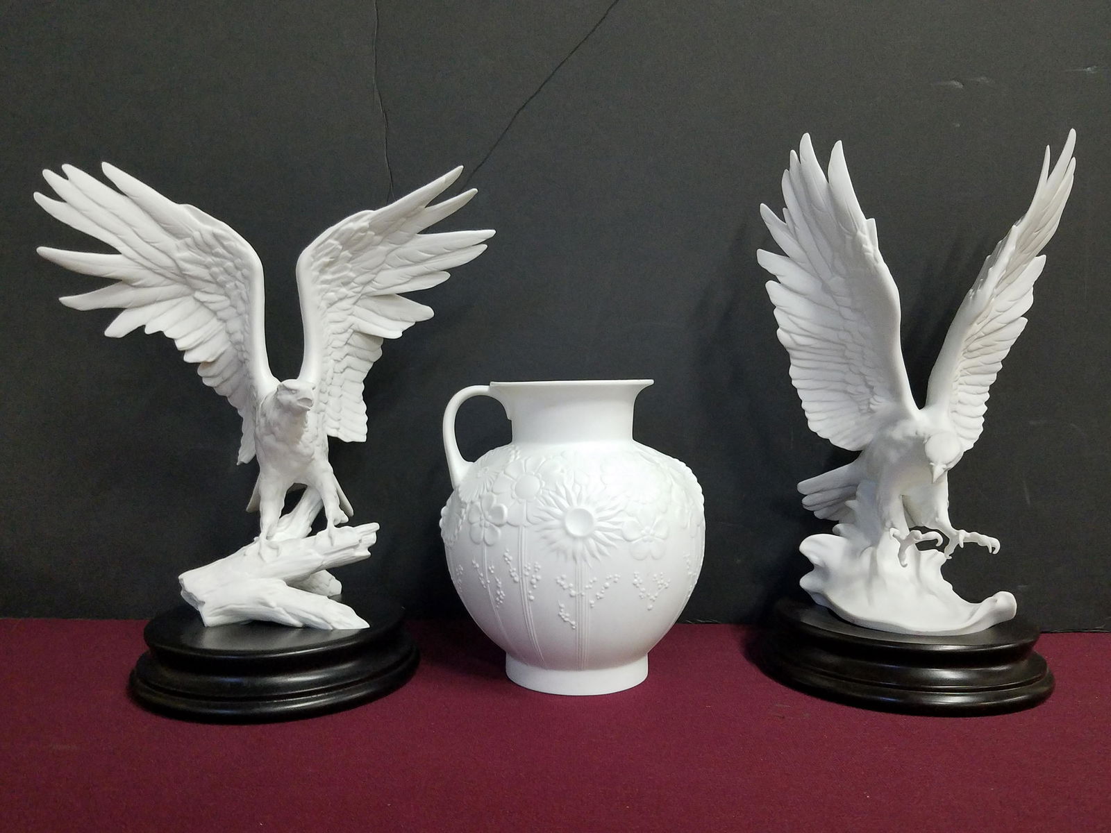 3 Pcs Kaiser incl. Bisque Eagles and Pitcher (1 of 5)