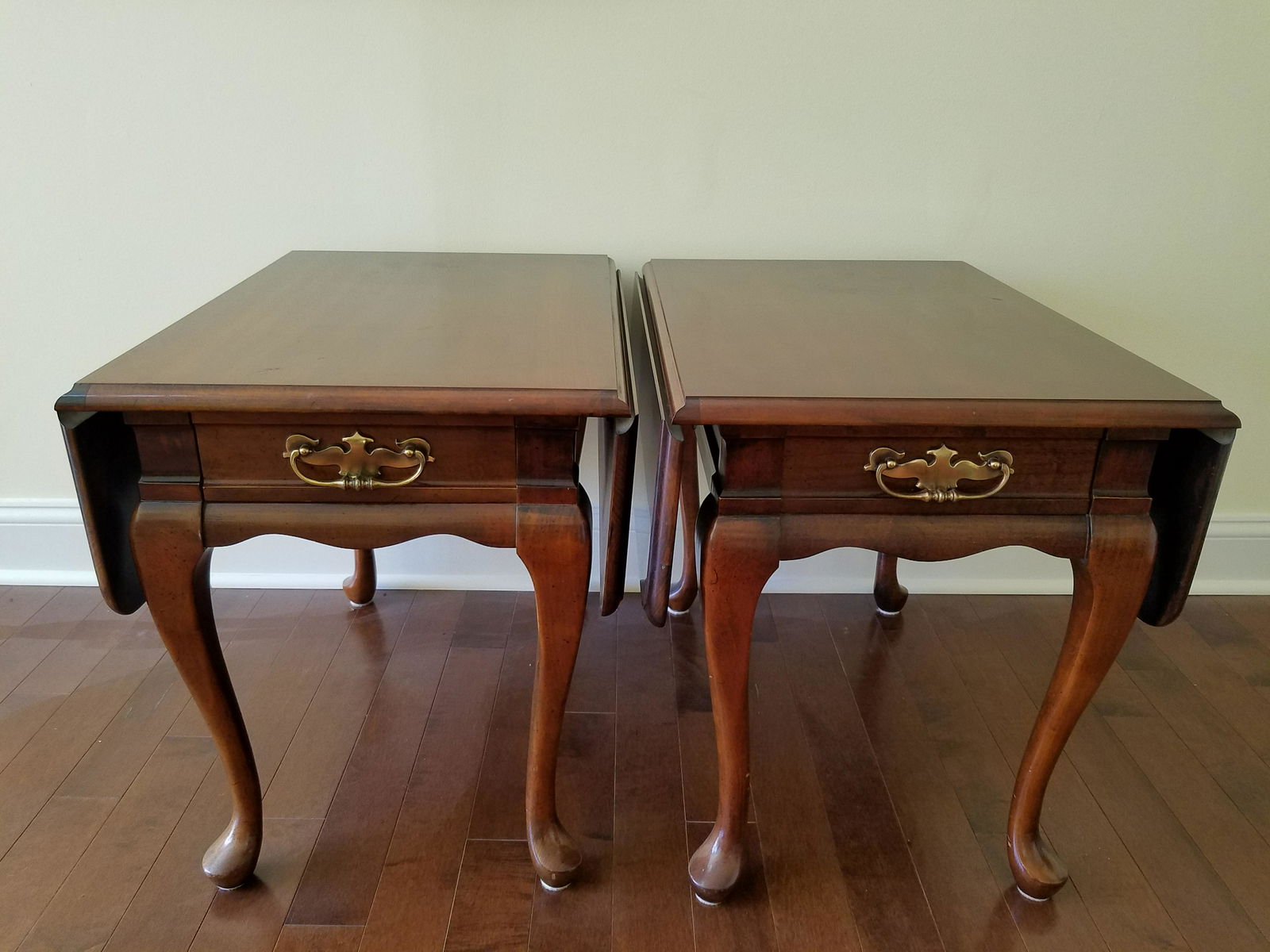 Pr of Mersman Table Corp. Drop Side Tables (1 of 5)