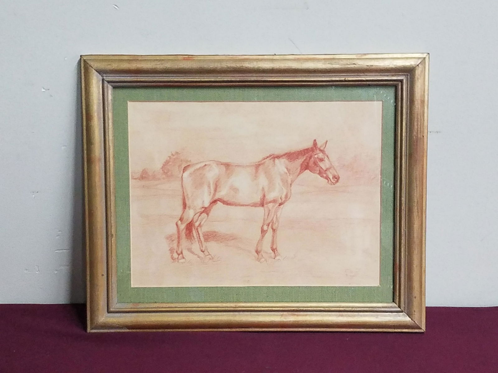 Misit Horse Charcoal Drawing (1 of 2)