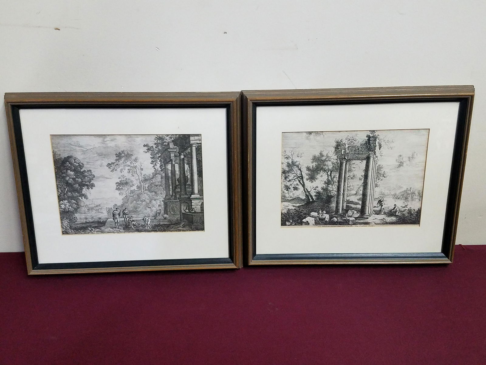 2 Architectural Engravings (1 of 6)