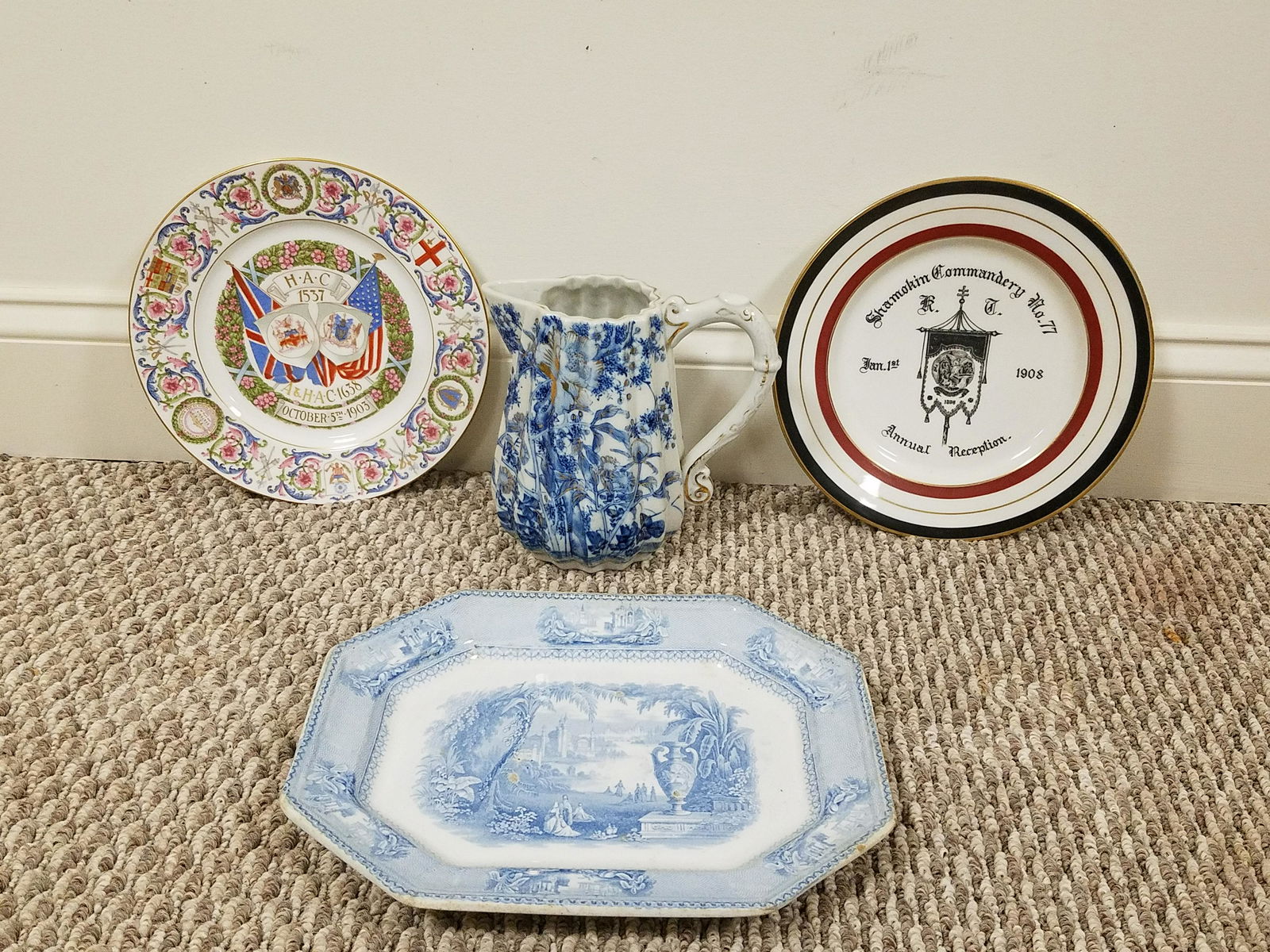 4 Pcs incl Limoges and Transferware (1 of 5)