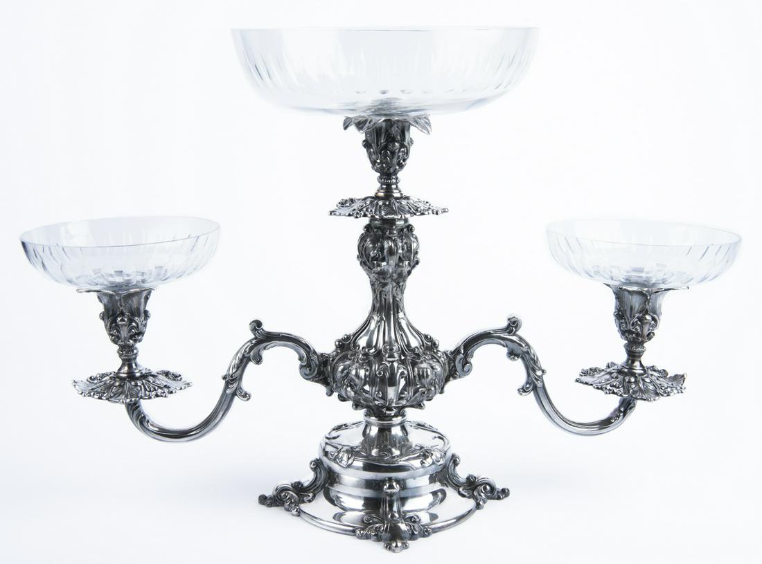 Silverplate Reed and Barton Epergne (1 of 2)