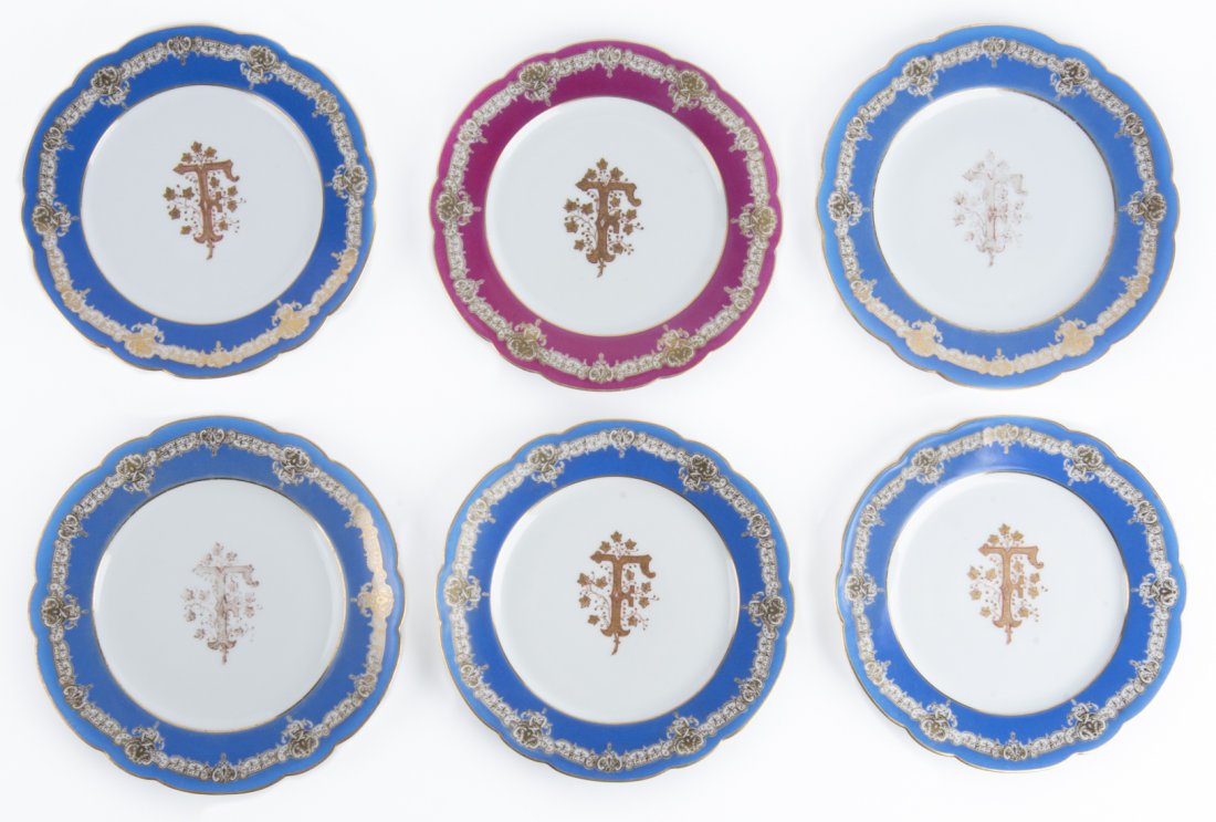 6 Heche & Pepin Lehalleur French Cabinet Plates (1 of 8)