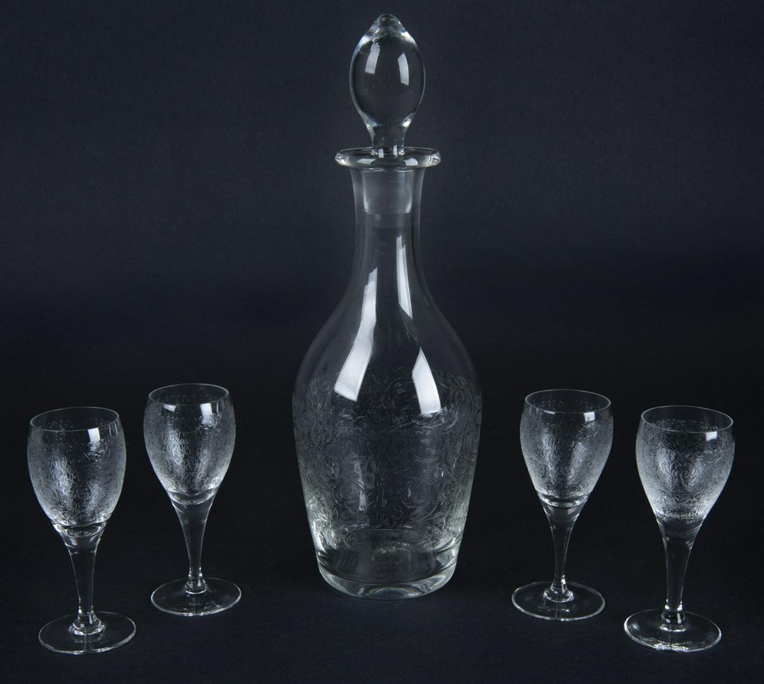 5 Pcs Baccarat Crystal Glassware (1 of 4)