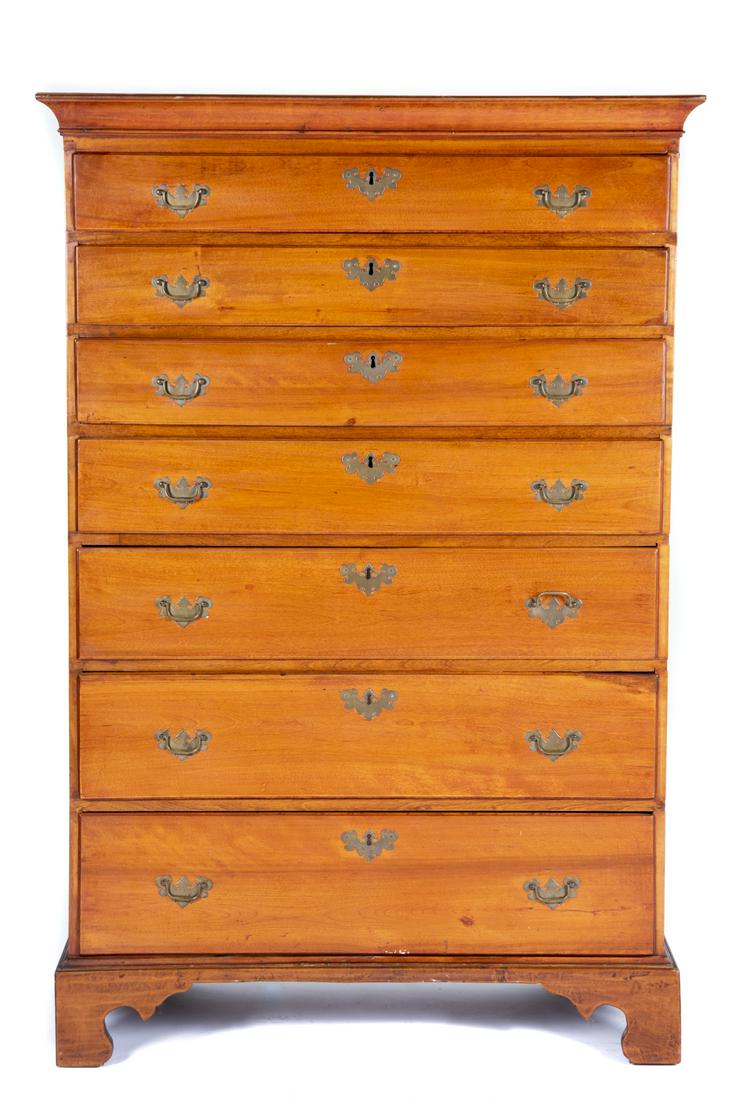 American Chippendale High Case of Drawers (1 of 9)