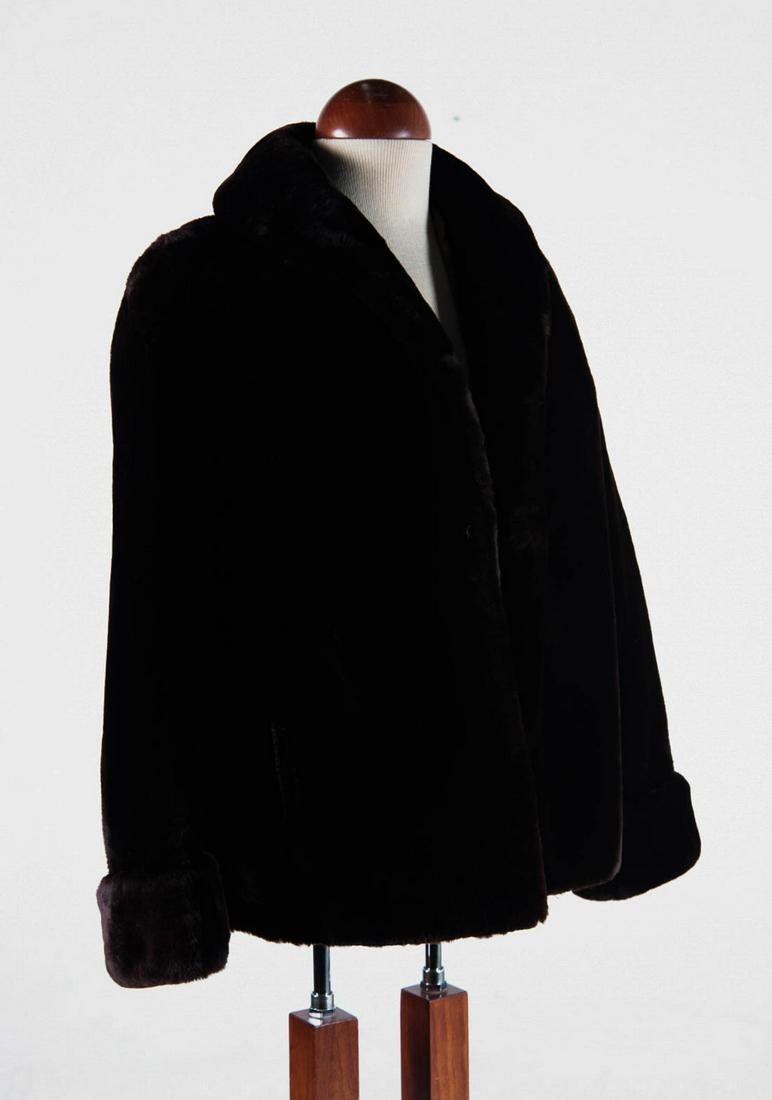 Annis Furs Brown Beaver Fur Coat (1 of 3)