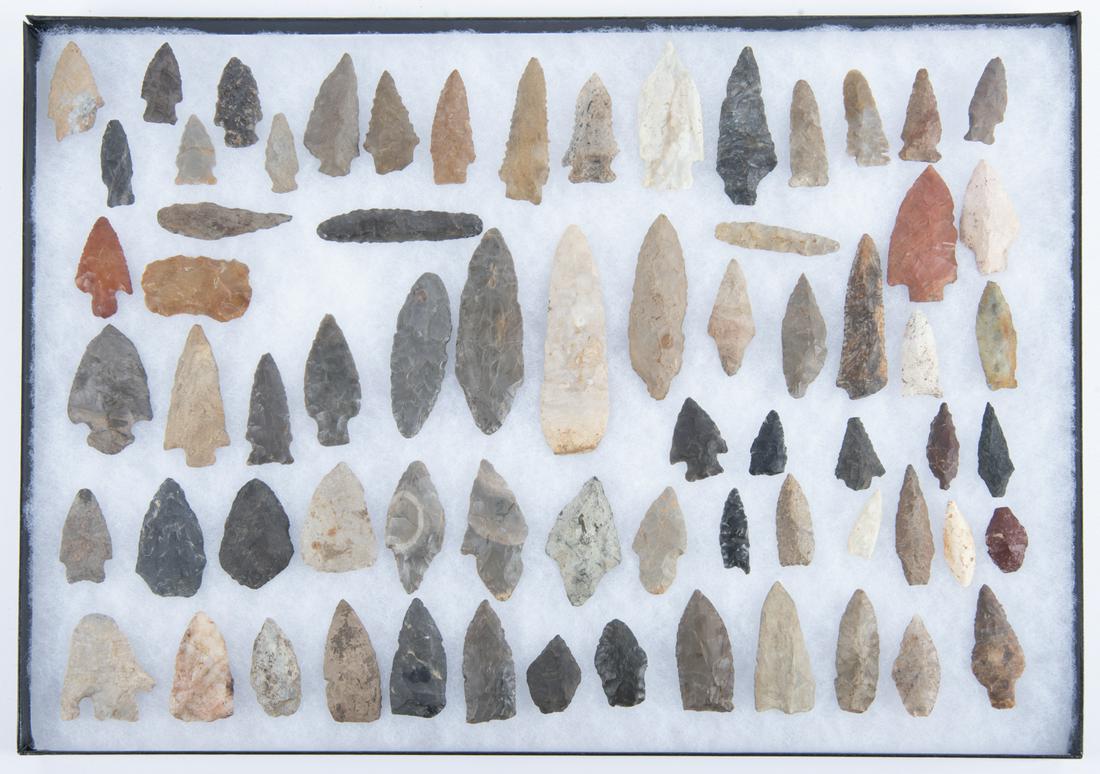 79 pcs Native American Stone Tools (1 of 2)