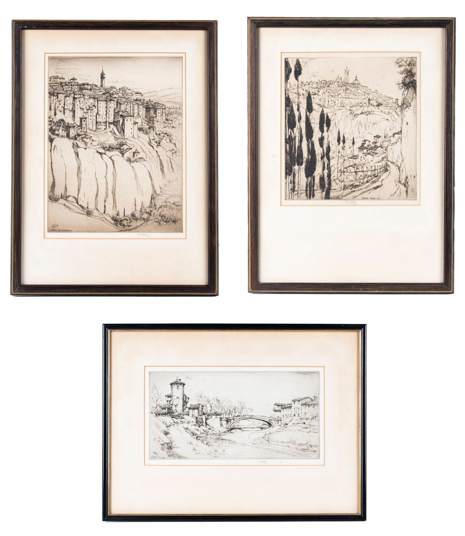 3 Ernest David Roth (American, 1879-1964) Prints (1 of 12)