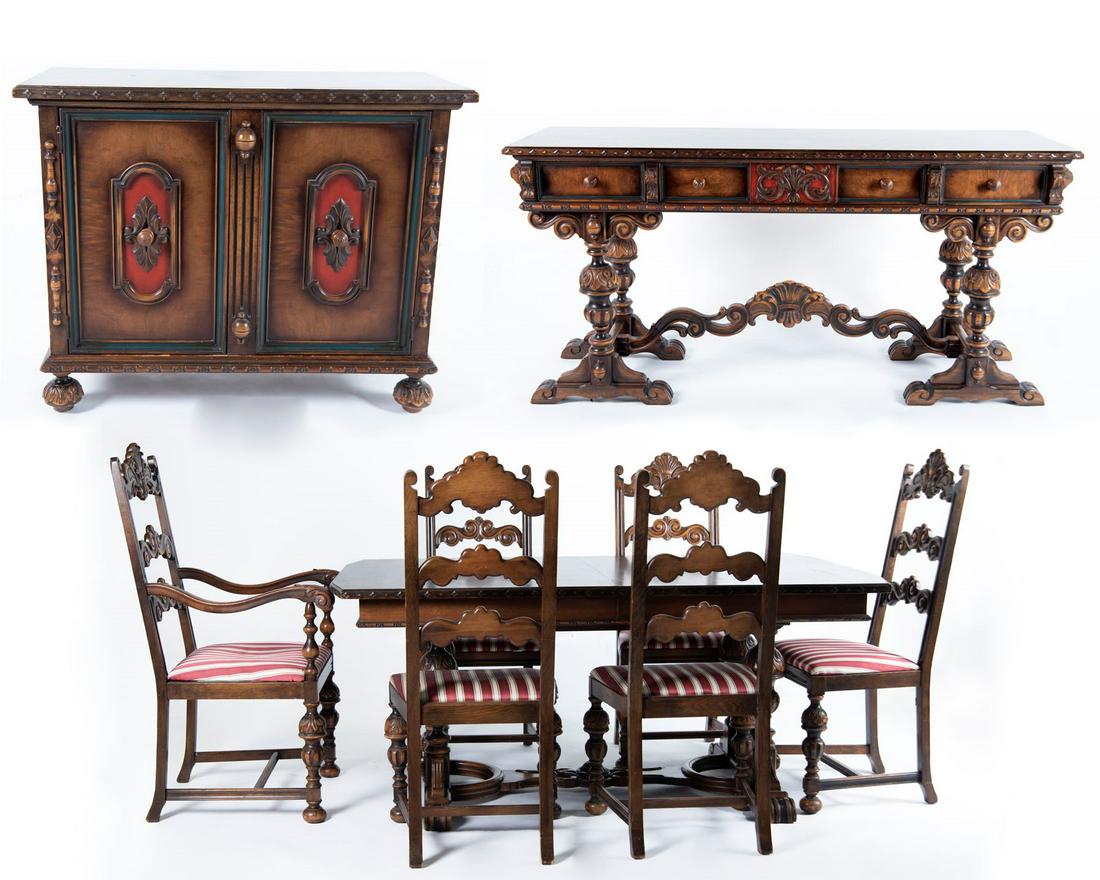 9 pc Berkey & Gay Dining Room Suite (1 of 14)