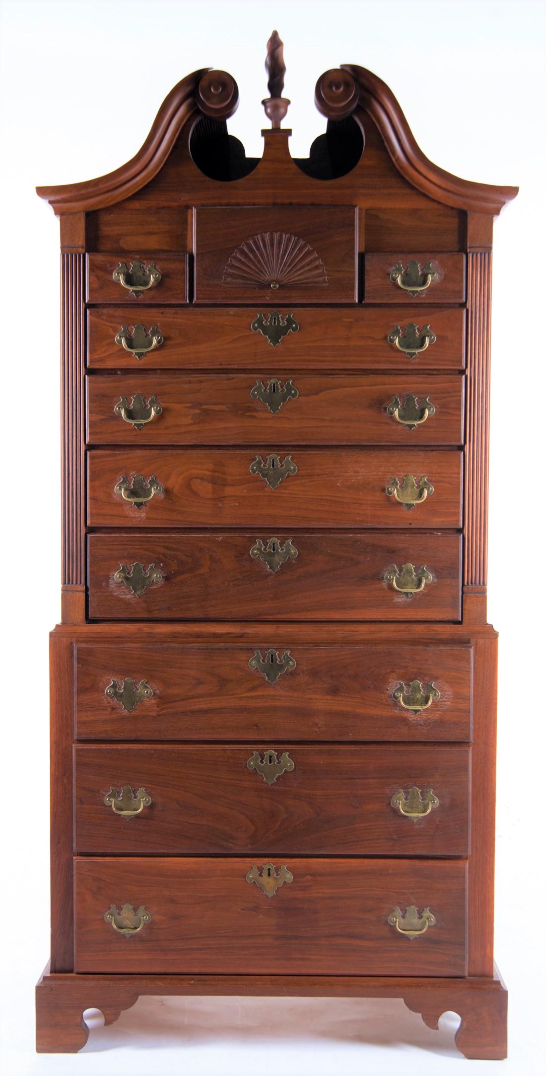 Bench Made Colonial Revival Chest-on-Chest (1 of 5)