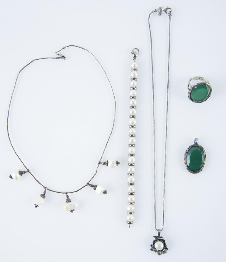 5 Pcs Silver Jewelry (1 of 1)