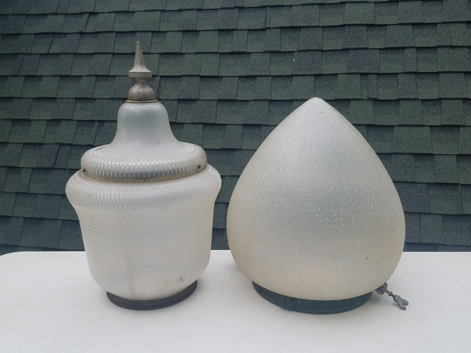 2 Street Light Shades (1 of 2)