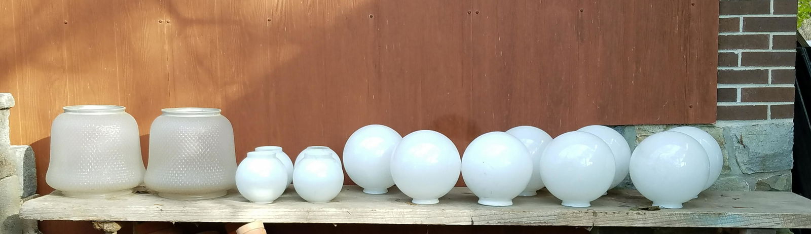 14 Glass Lamp Shades (1 of 4)