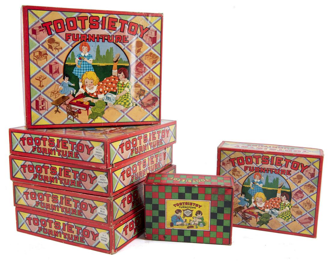 7 TootsieToy Furniture Sets in OBs (1 of 9)