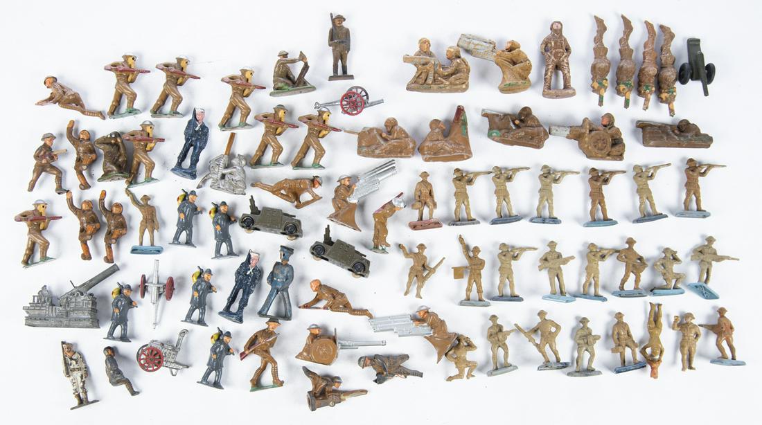 73 Assorted Military Figures incl Diecast (1 of 1)