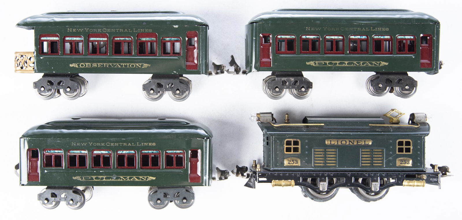 Lionel Pre War Dark Green Passenger Set (1 of 1)