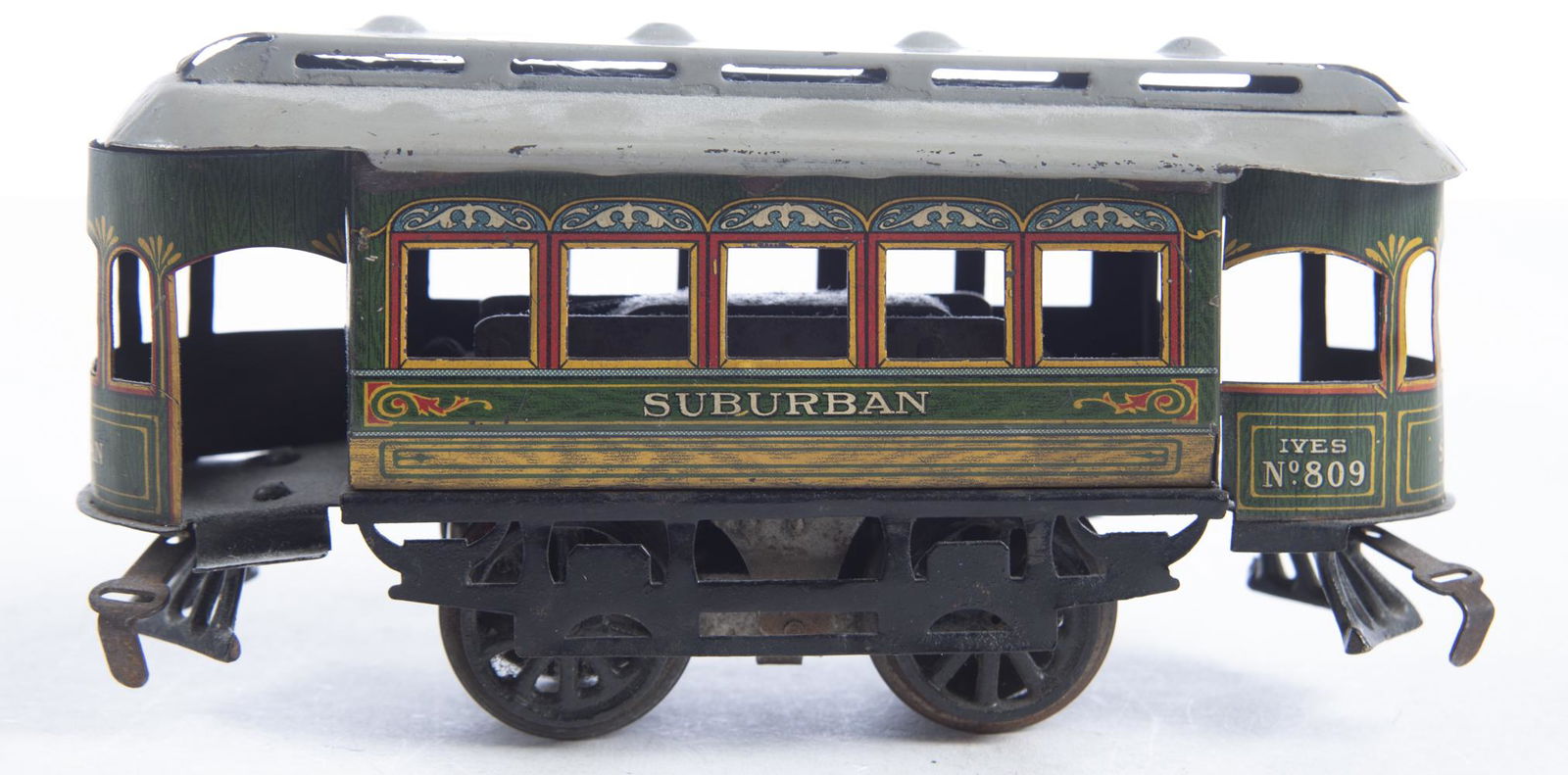 Ives Pre War 809 Electric Suburban Trolley (1 of 3)