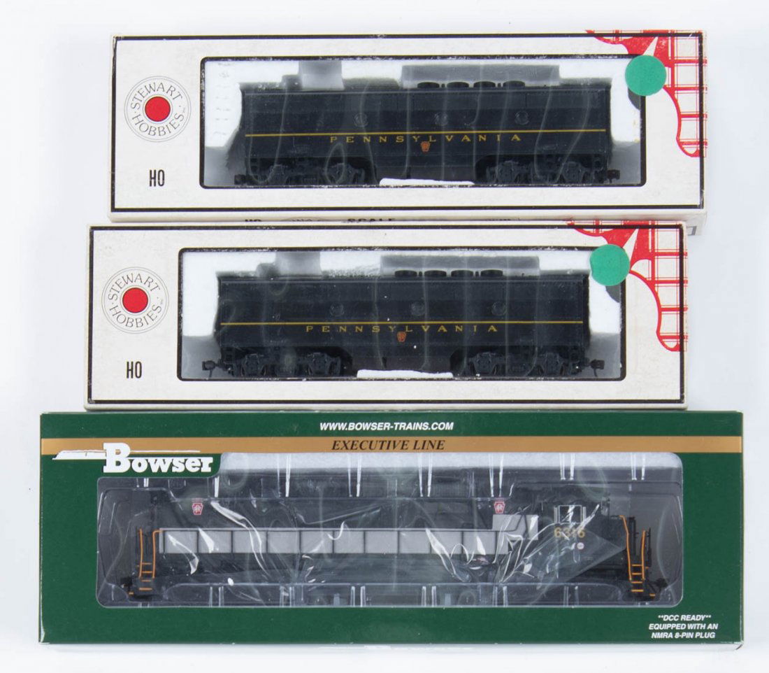 3 HO Pennslvania RR Diesel Locos Bowser / Stewart (1 of 2)