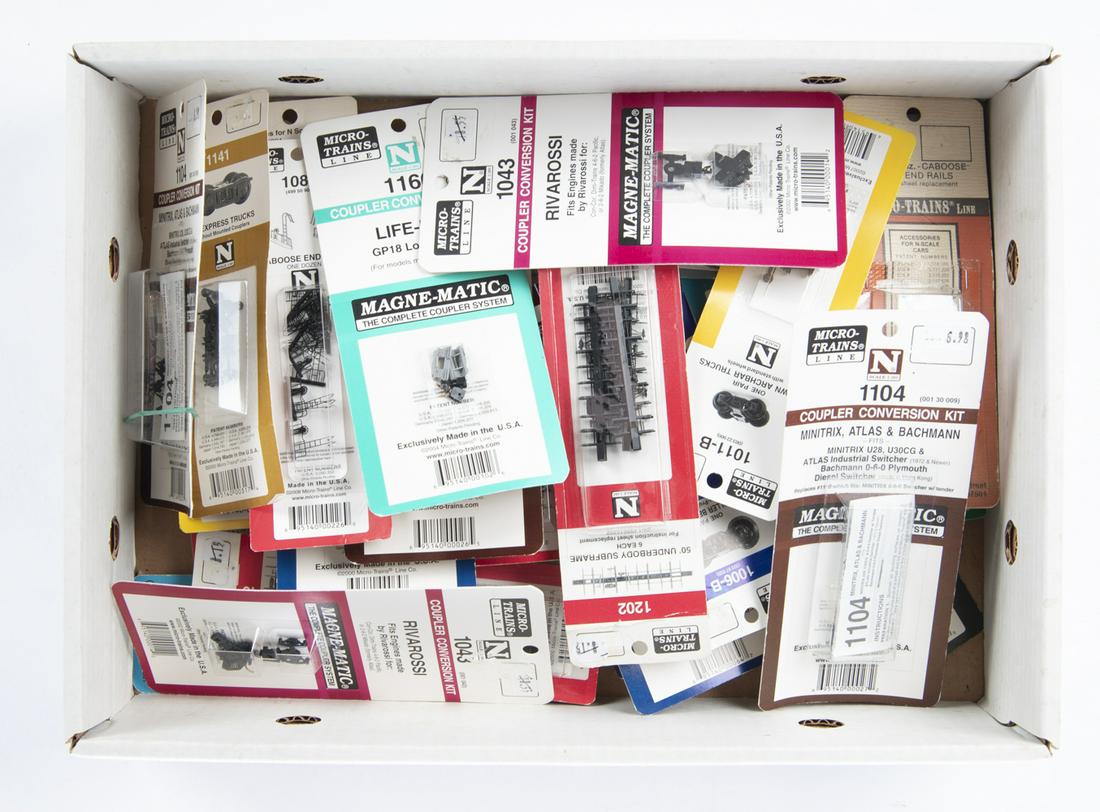 34 N Scale Packets Micro Trains Couplers & Parts (1 of 1)