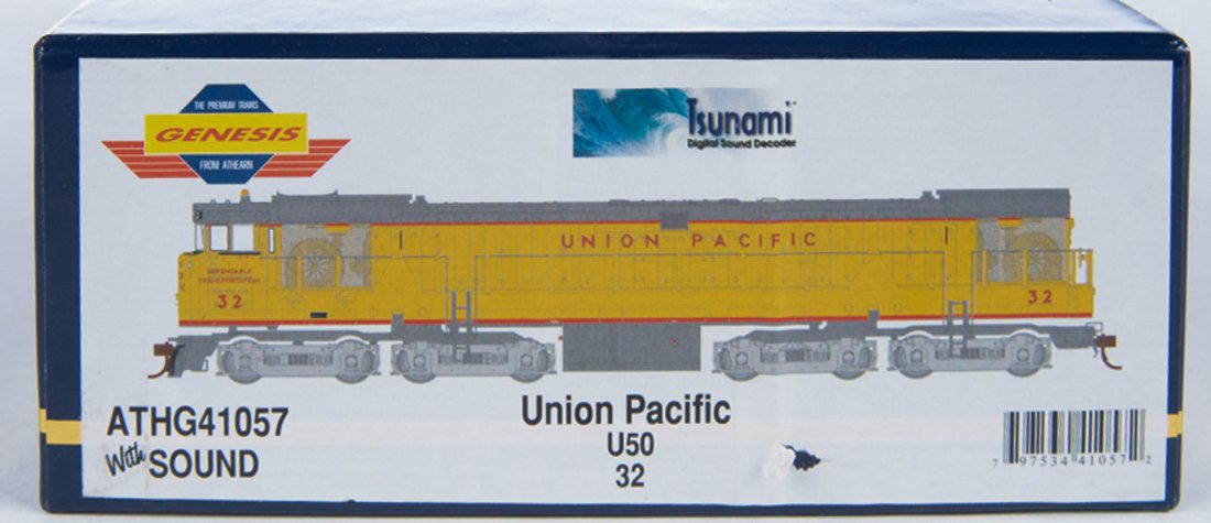 1 HO Athearn Genesis Union Pacific U50 w/ Sound (1 of 2)