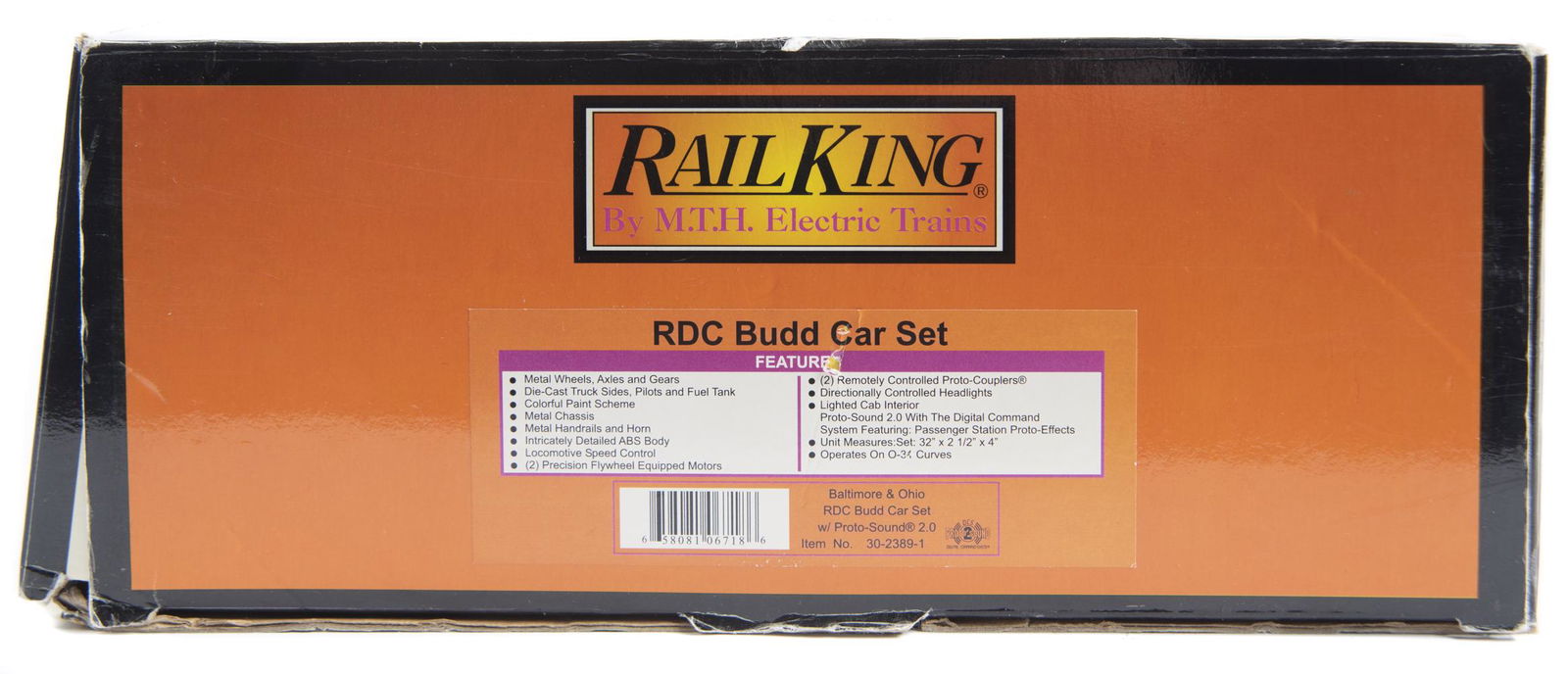 Rail King MTH RDC Budd Car Set in OB (1 of 2)