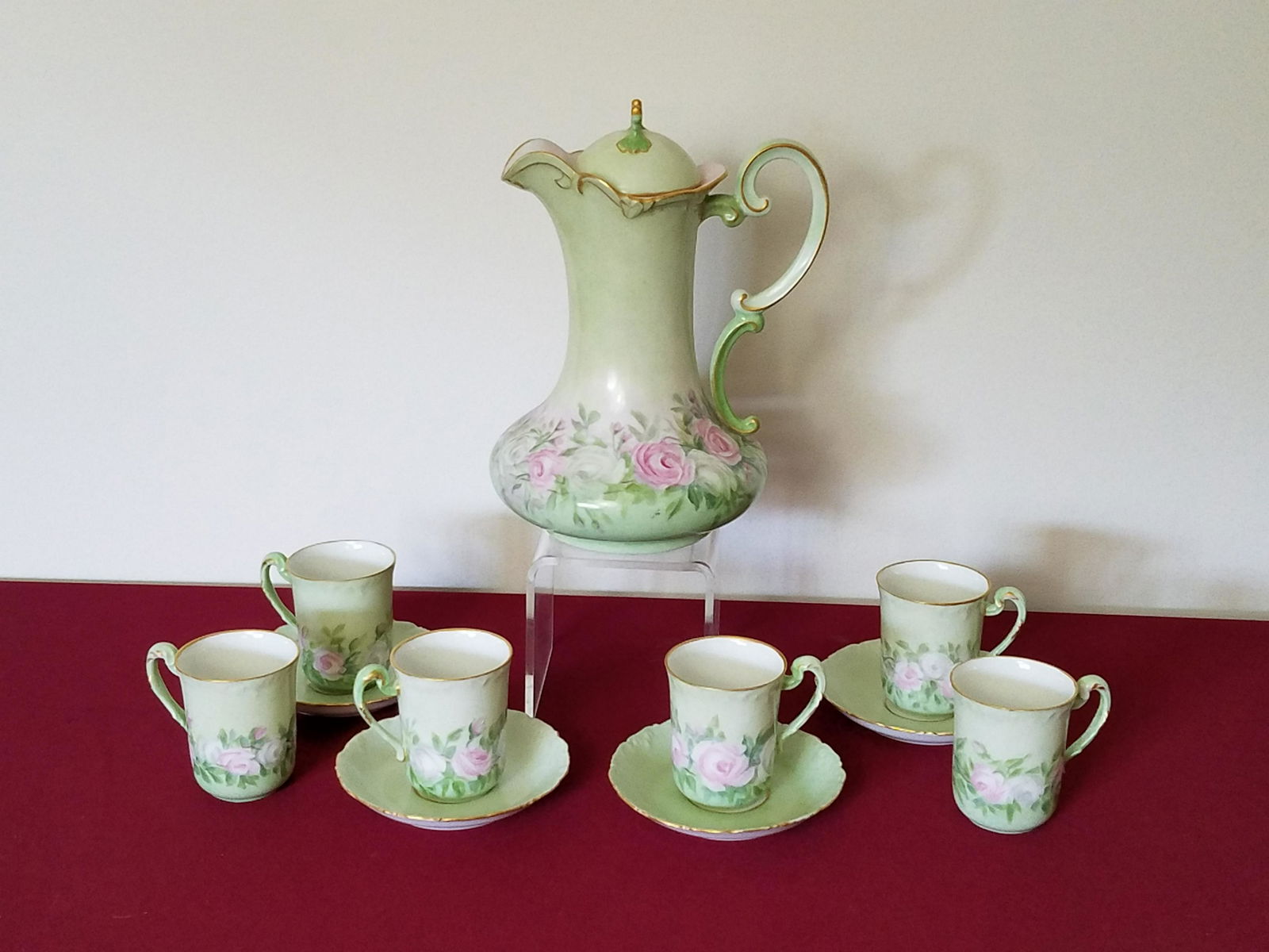 11 Pc Limoges Chocolate Set (1 of 3)