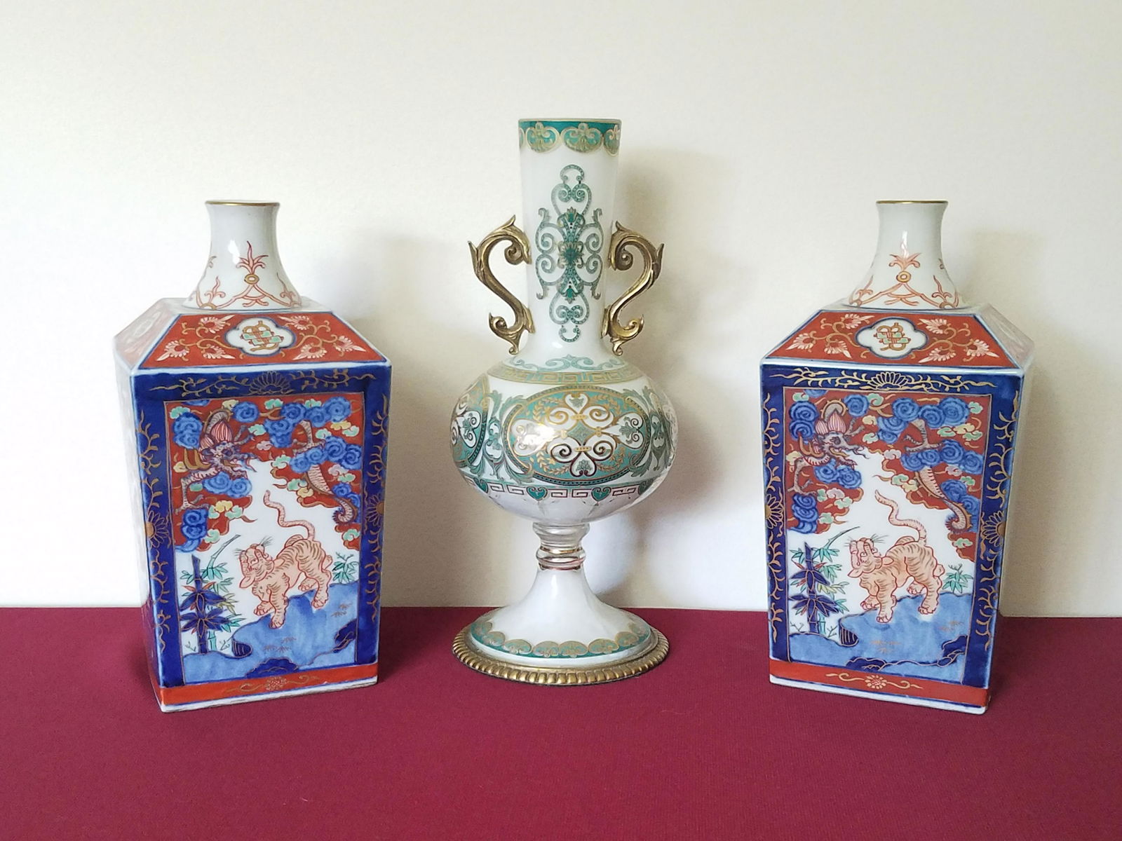 3 Vases incl. Ceramic and Glass (1 of 3)