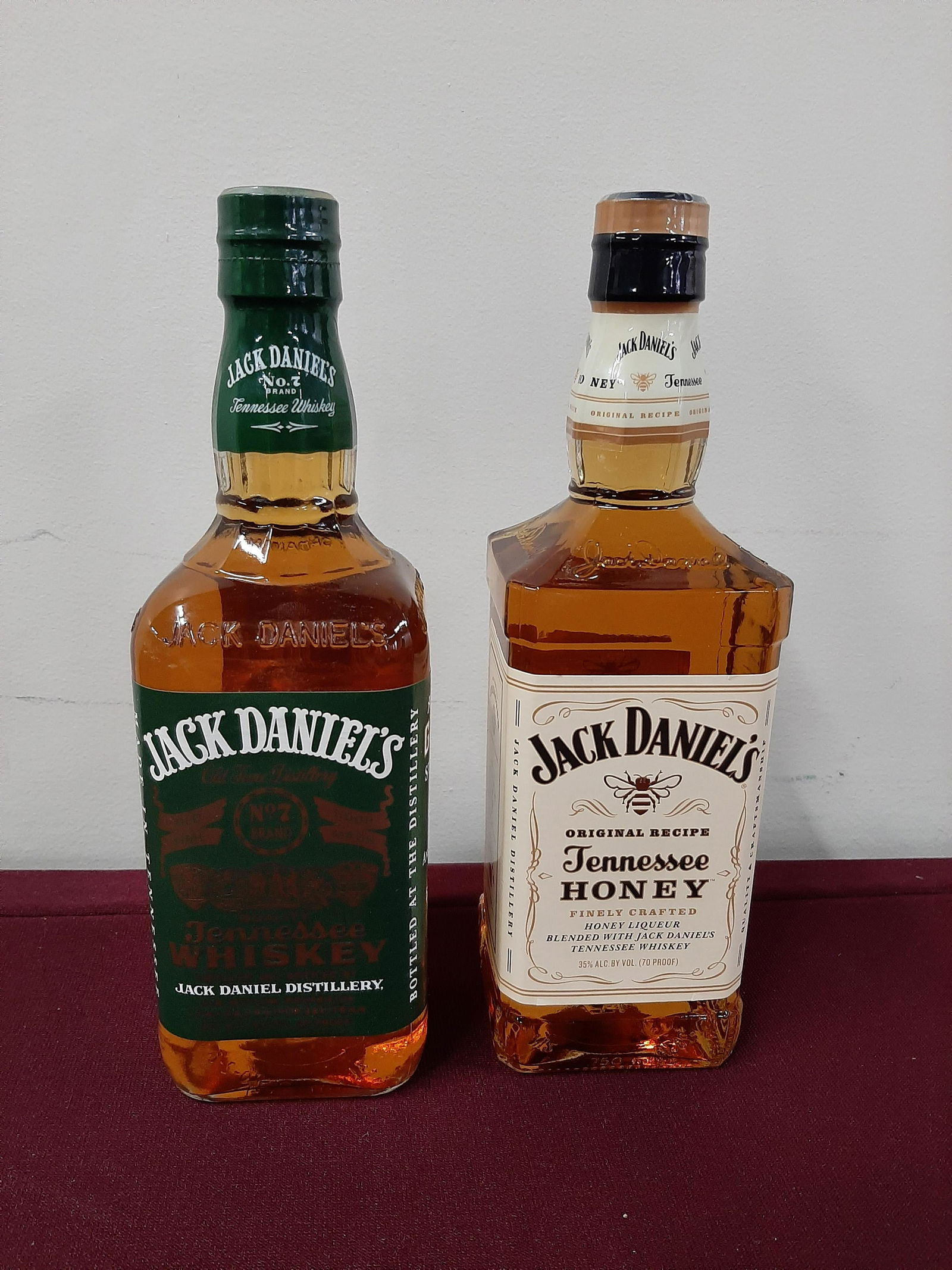 2 Bottles Estate Jack Daniel's Whiskey (1 of 1)