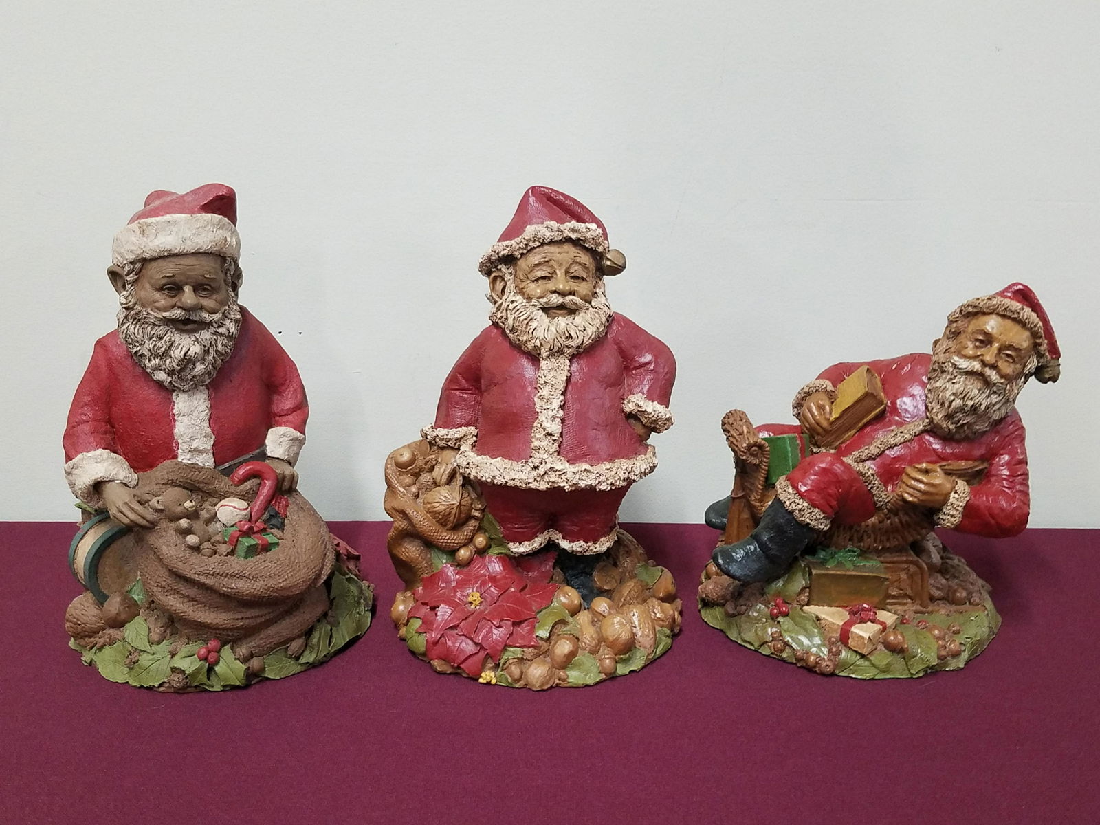 3 Tom Clark Santa Figurines (1 of 3)