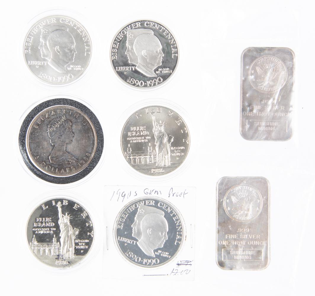 8 Misc Items incl .999 Silver Bars (1 of 2)